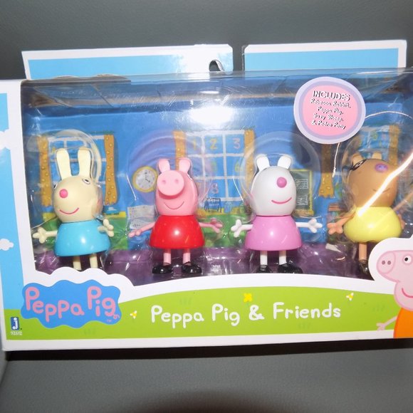PEPPA PIG AND FRIENDS PLAYSET BY JAZWARES NEW - Picture 2 of 3